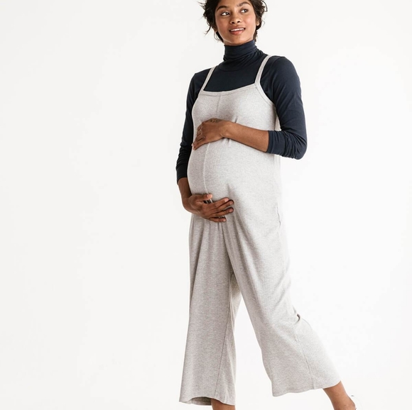 Gray Storq Studio Jumpsuit Maternity 